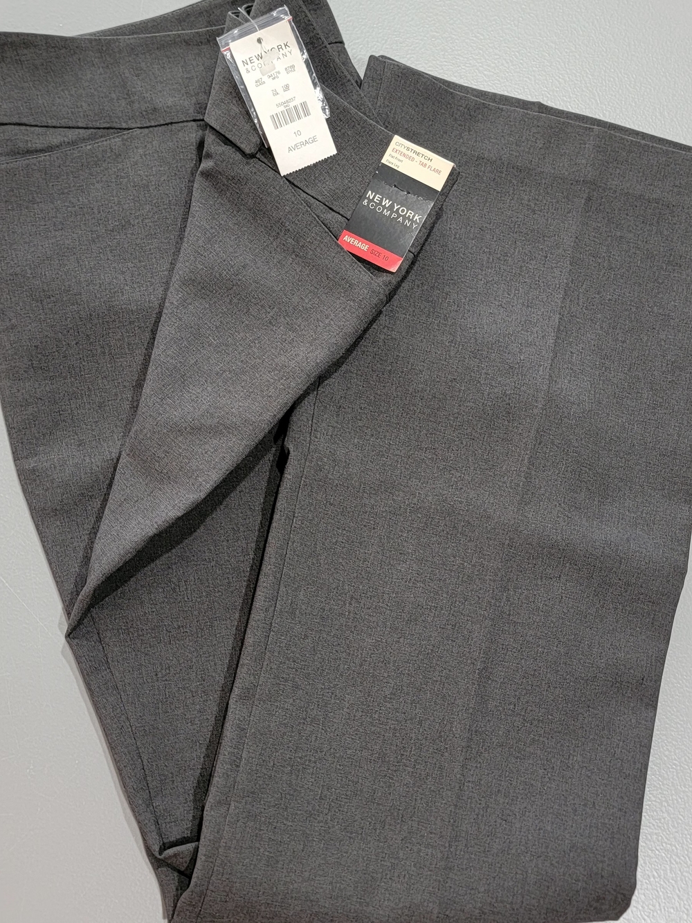 New York & Company Charcoal Stretch Pants